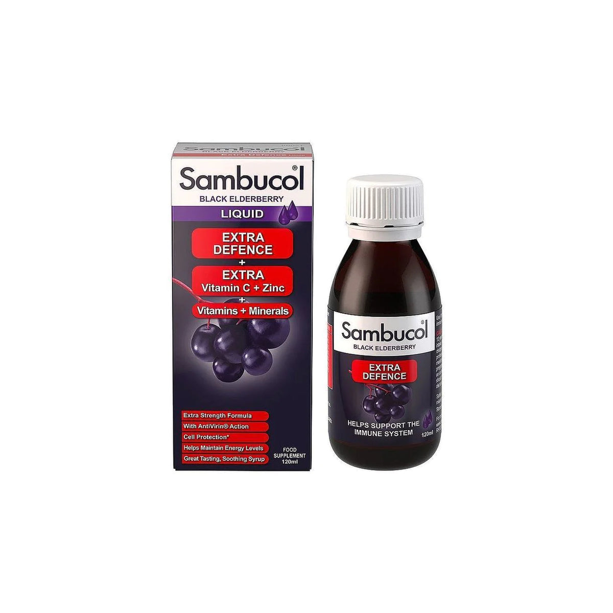 Sambucol Extra Defence Liquid 120ml