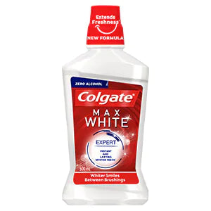 Colgate Max White Expert Whitening Mouthwash 500ml