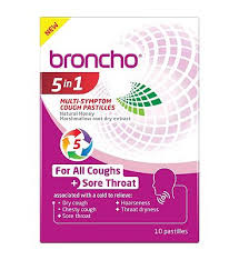 BRONCHO 5 IN 1 PASTILLES 10