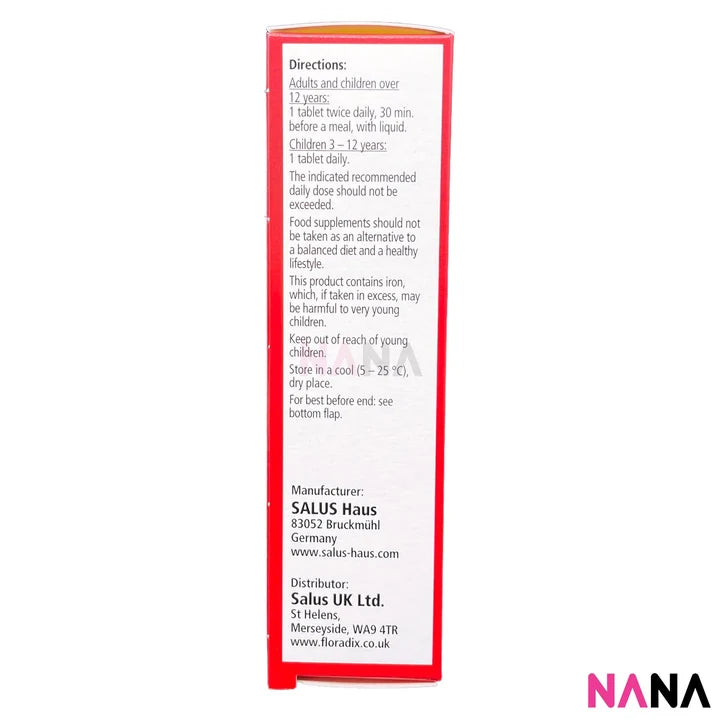Floradix Iron 84 Tablets