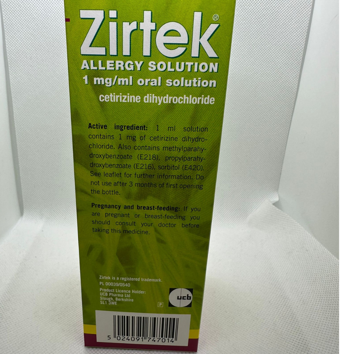 Zirtek Allergy Solution