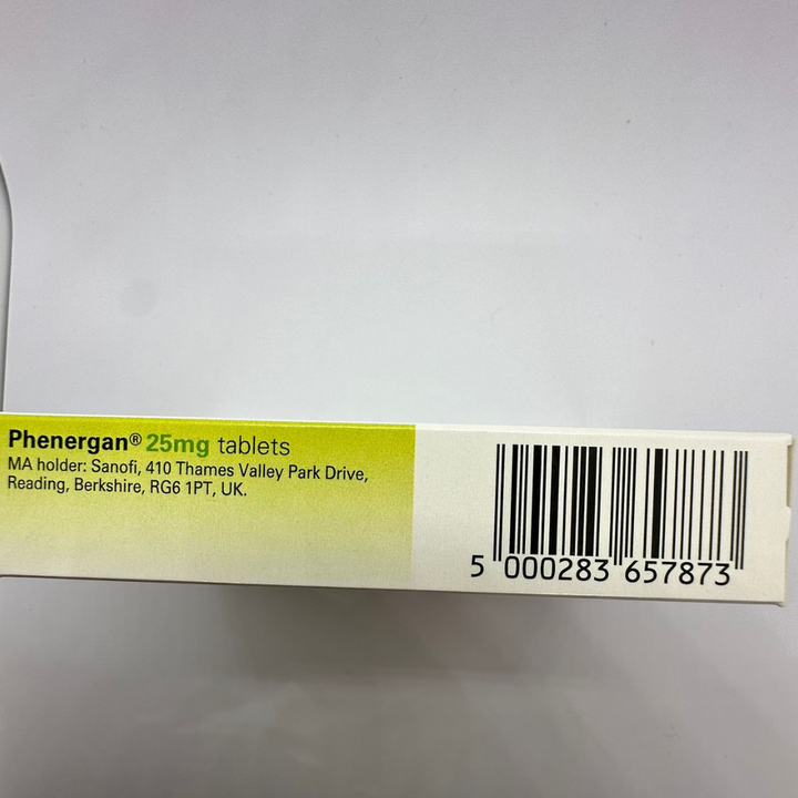 Phenergan 25mg Tablets
