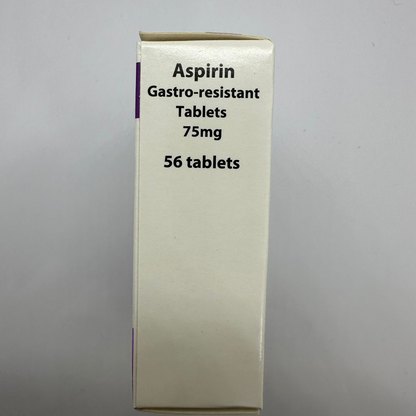 Aspirin 75mg EC Gastro-Resistant Tablets - Pack of 56 (P)(A)