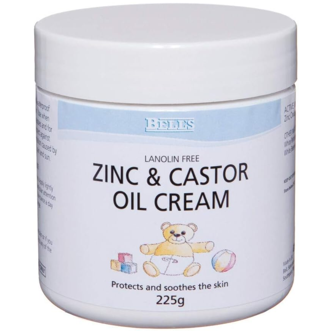 Bells Healthcare Zinc & Castor Oil Cream 225 g (T)