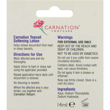 Carnation Toenail Softeng Lotion 14ml (T)