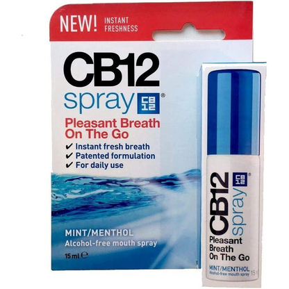 CB12 Instant Fresh Breath Spray Mint 15ml (T)