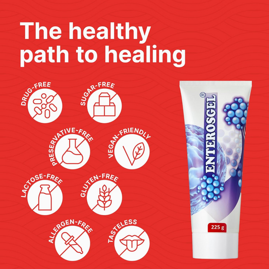 Enterosgel IBS Relief Gel Tube 225g - Oral Intestinal Adsorbent (T)
