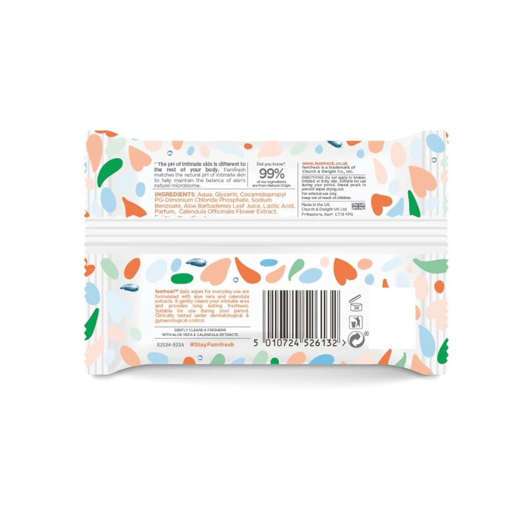 Femfresh pH-balanced Freshness Wipes 25 (T)