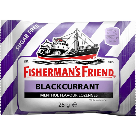 Fisherman's Friend Blackcurrant Lozenges Pack of 24 (25g) (T)