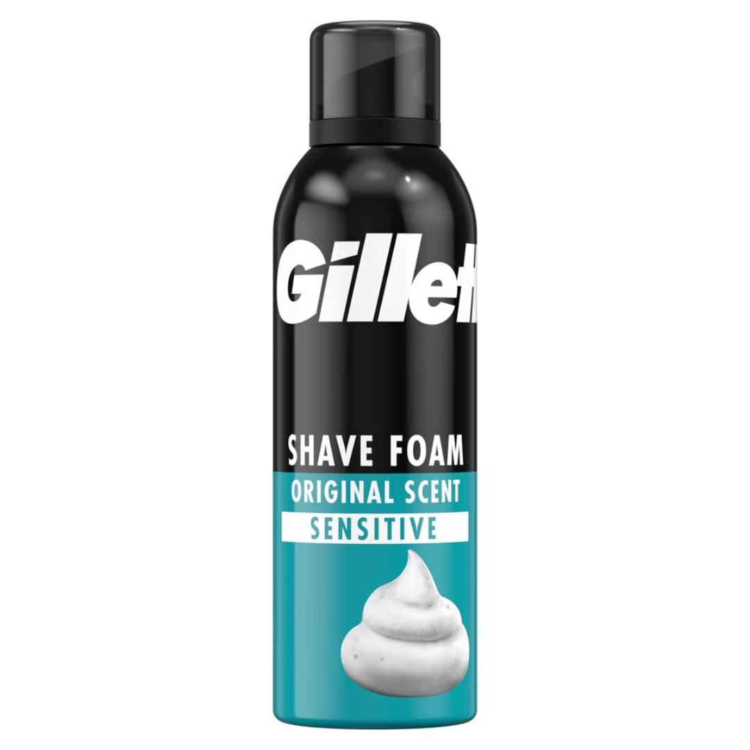 Gillette Classic Sensitive Skin Shaving Foam 200ml