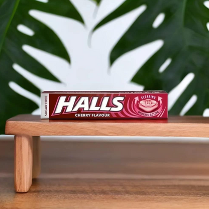 Halls Menthol Action Throat Drops - Cherry 32g (T)