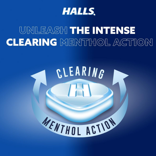 Halls Original Sugar Free, Clearing Menthol, Original Flavour, 20 x 33.5g (T)