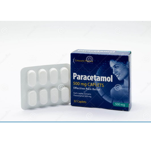 Crescent Pharma Paracetamol 500mg, 32 Tablets (P) (N)