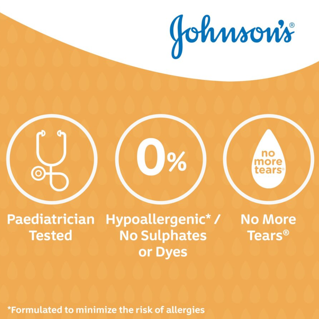 Johnson's Baby Shampoo Without Dyes Sulphates & Soap 500 ml (T)