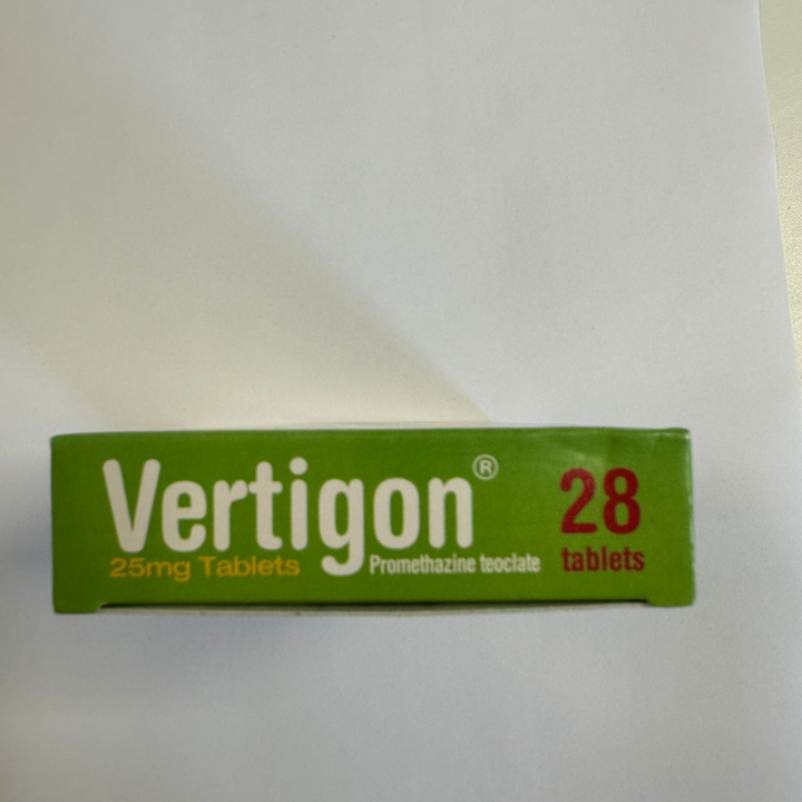 Vertigon Tablets 25mg Pack of 28