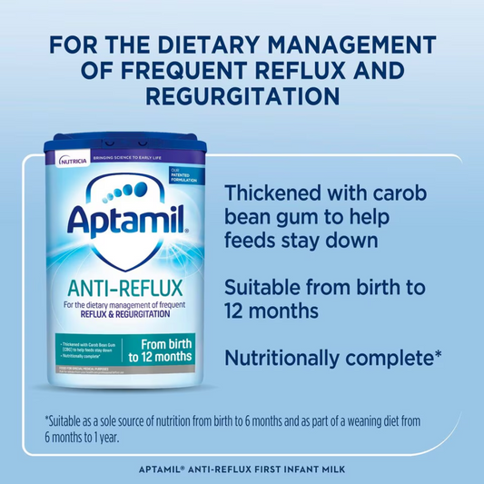 Aptamil Anti-Reflux Baby Milk Formula Powder from Birth 800g (T)