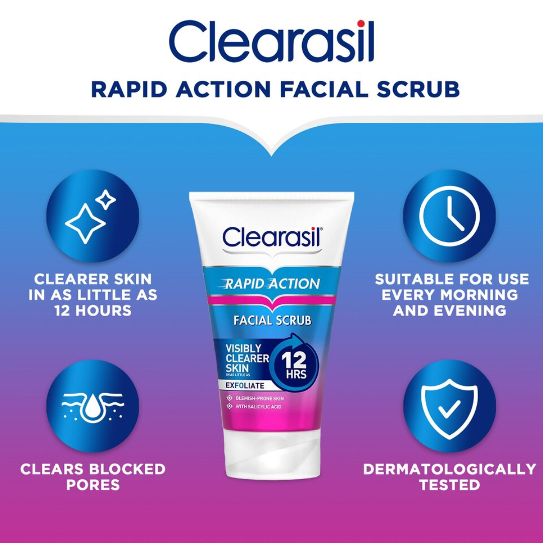 Clearasil Ultra Rapid Action Scrub - 125ml (T)