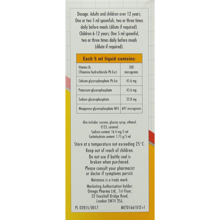 Metatone Original Tonic 300ml