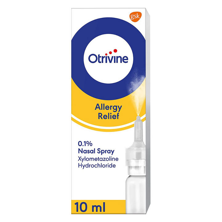 Otrivine Allergy Relief 0.1% Nasal Spray 10ml | Ear & Eye Care