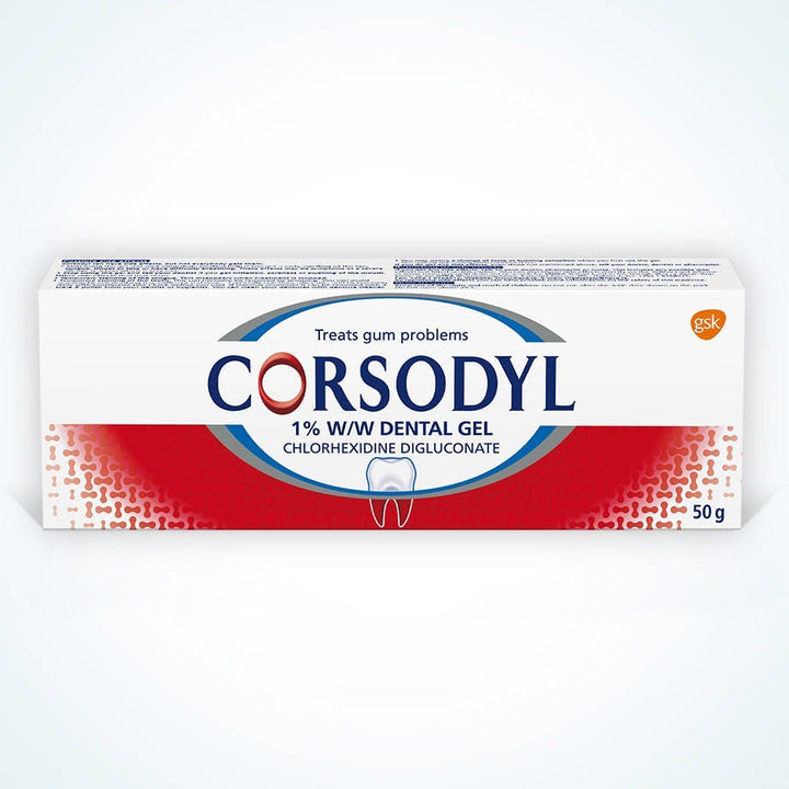 Corsodyl Dental Gel - 50g pharmazon direct online