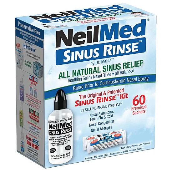 Neilmed Sinus Rinse Kit With 60 Sachets