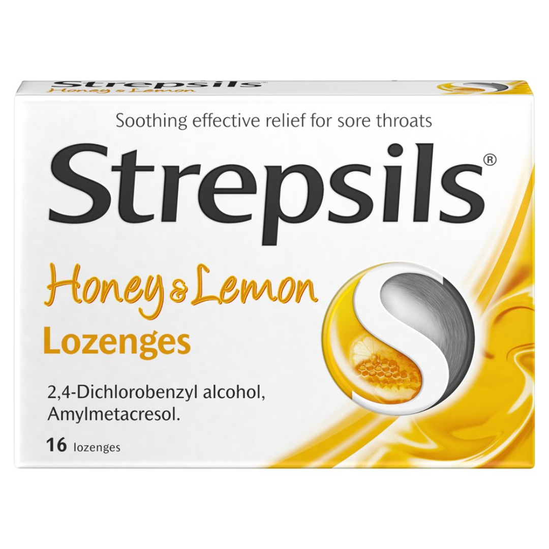 Strepsils Honey and Lemon 16 Lozenges