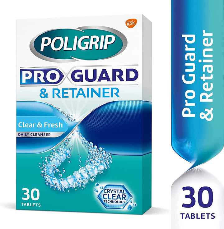 Poligrip Pro Guard & Retainer Daily Cleanser 30 Tablets