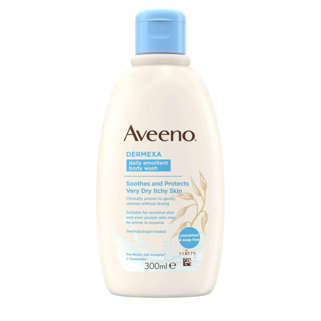 Aveeno daily emollient body wash 300ml