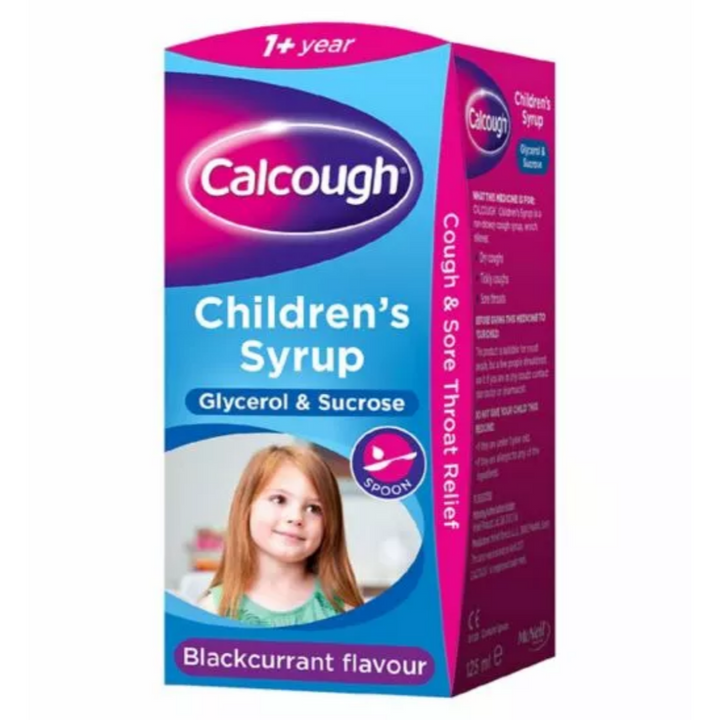 CalCough Children's Syrup Blackcurrant Flavour - 125ml Pharmazon direct online