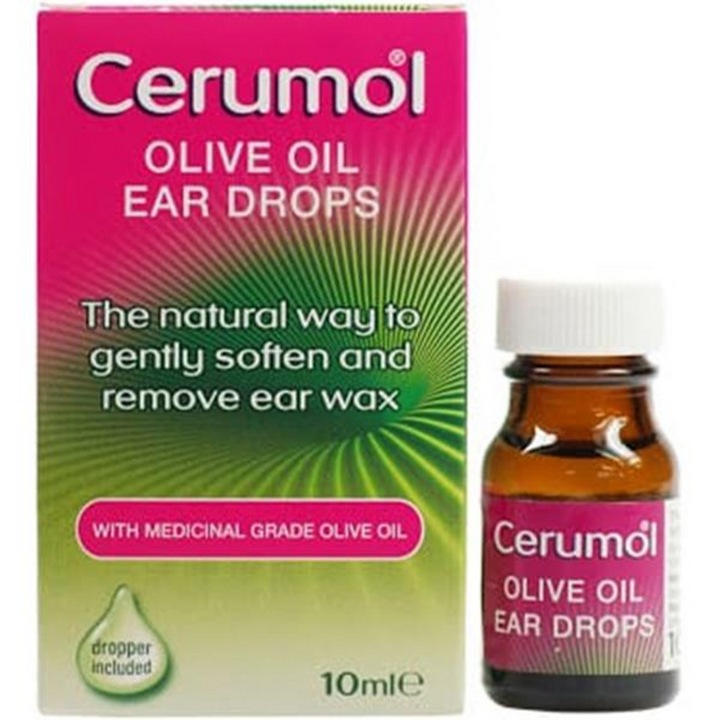 Cerumol Olive Oil, Eardrops 10ml