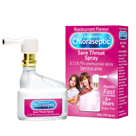 Children's Blackcurrant Flavour Sore Throat Spray 15ml