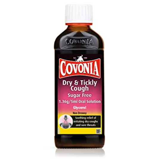 Covonia Dry & Tickly Cough Sugar Free 1.36g/5ml Oral Solution 150 ml