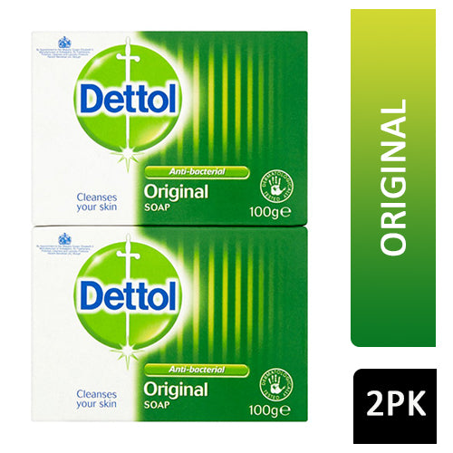 Dettol Anti-Bacterial Soap Original 2x100g