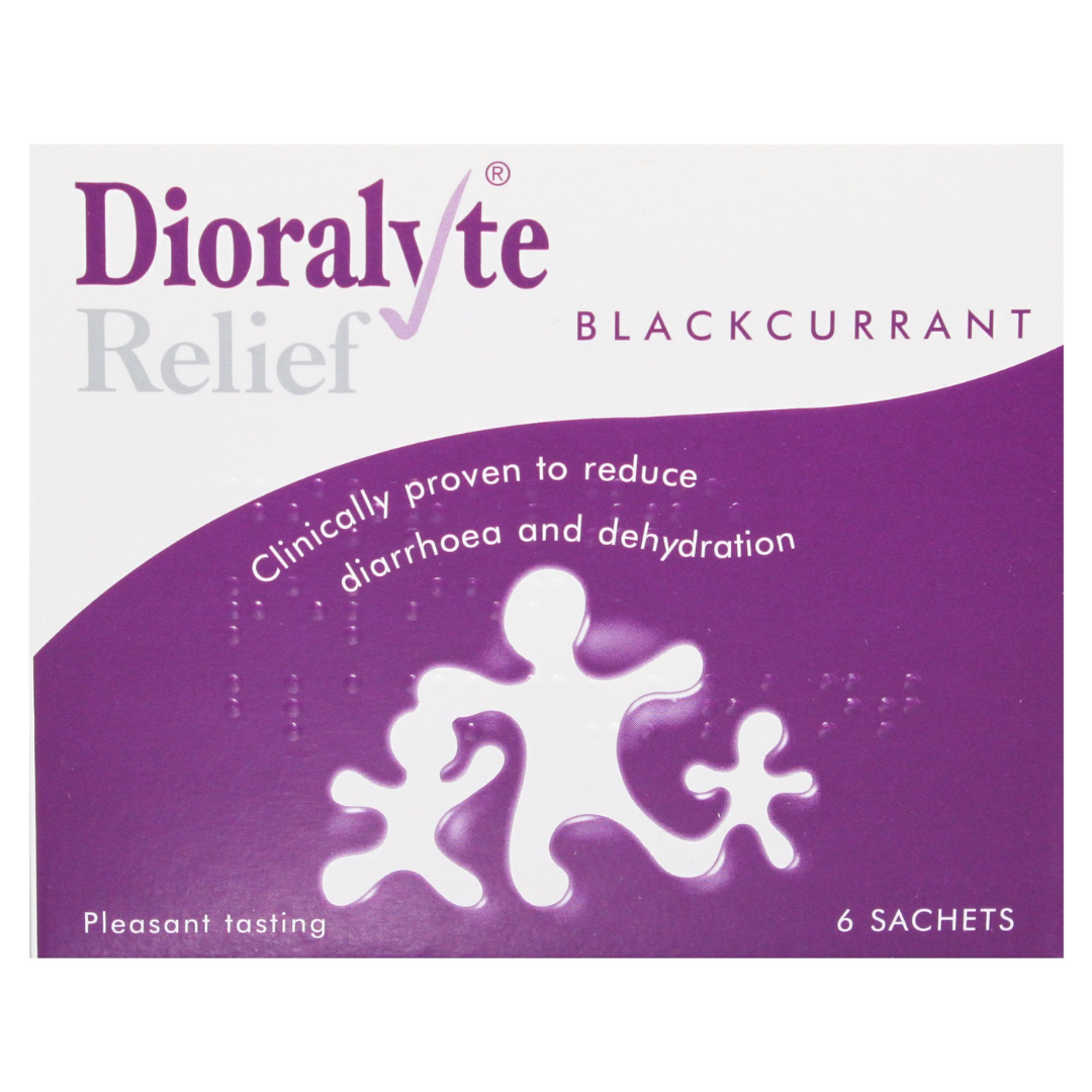 Dioralyte Relief Blackcurrant Medication - 6 Sachets (P)