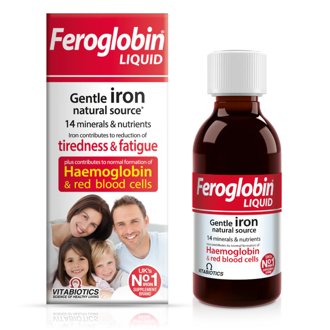 Vitabiotics Feroglobin B12 Iron Liquid, 200ml