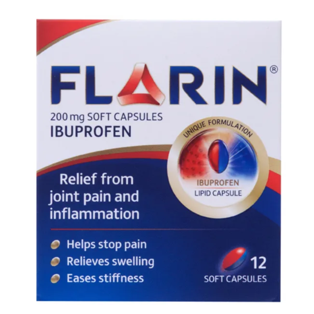 Flarin 200mg Soft 12 Capsules