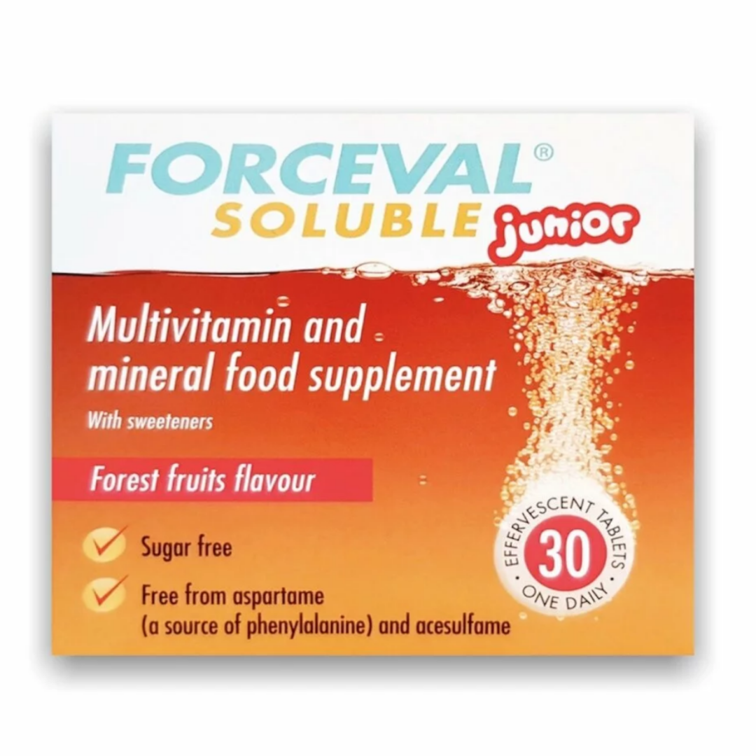 Forceval Soluble Junior 30 Tablets (P)