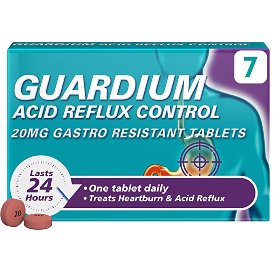 Guardium Esomeprazole Acid Reflux Control 20mg - 7 Tablets