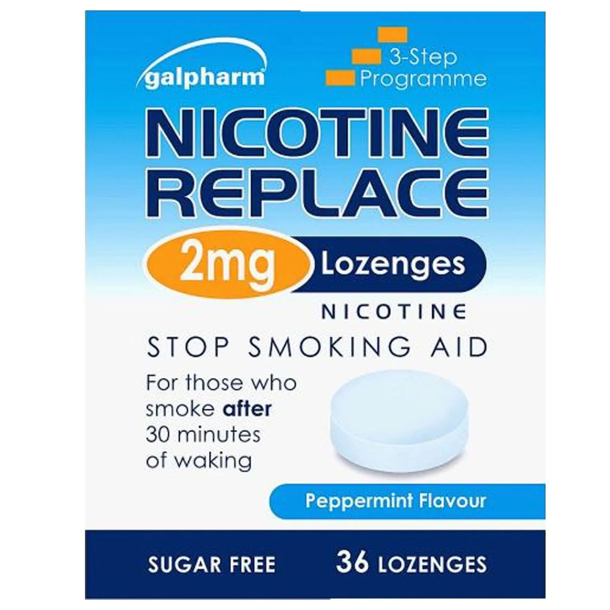 Galpharm Nicotine Replace 2mg Peppermint Flavour 36 Lozenges