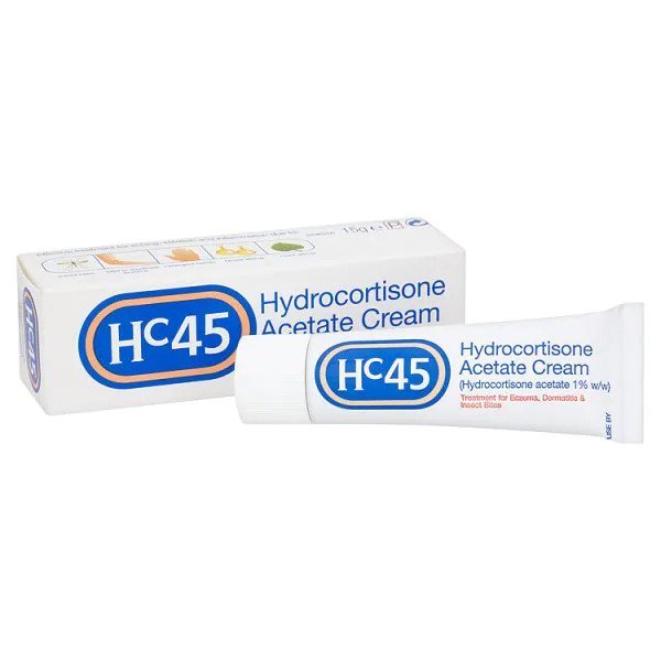 Hc45 Hydrocortisone Cream - 15g