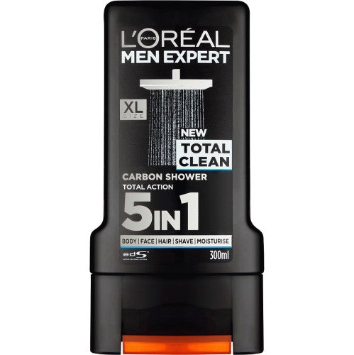 L’Oreal Men Expert 5-In-1 Shower Gel Total Clean 300ml