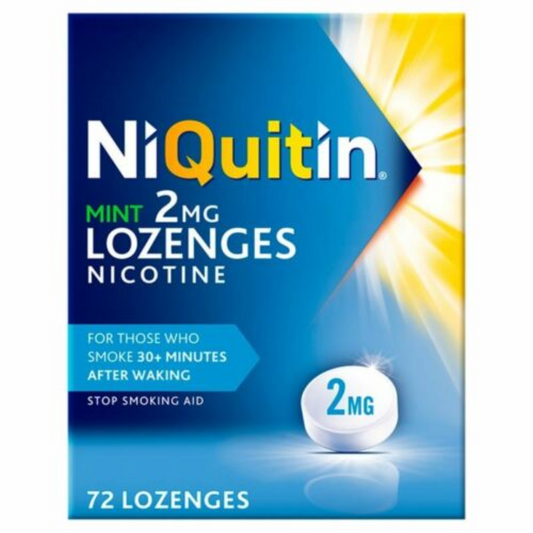NiQuitin Mint 2mg - 72 Lozenges