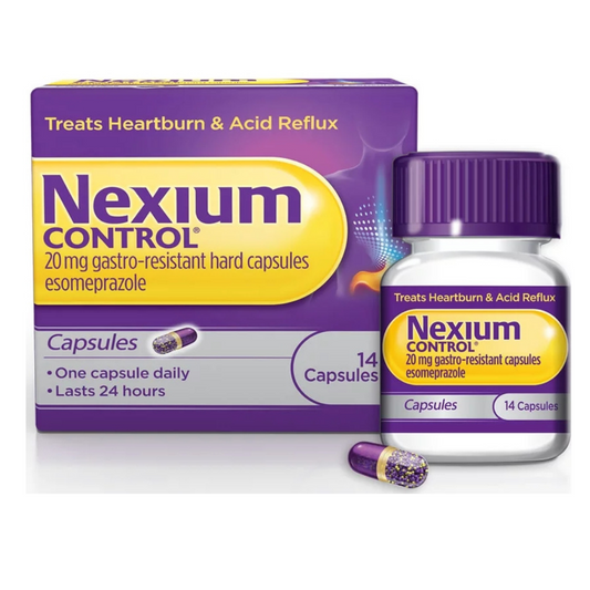 Nexium Control For Heartburn And Acid Reflux 20mg – 14 Capsules