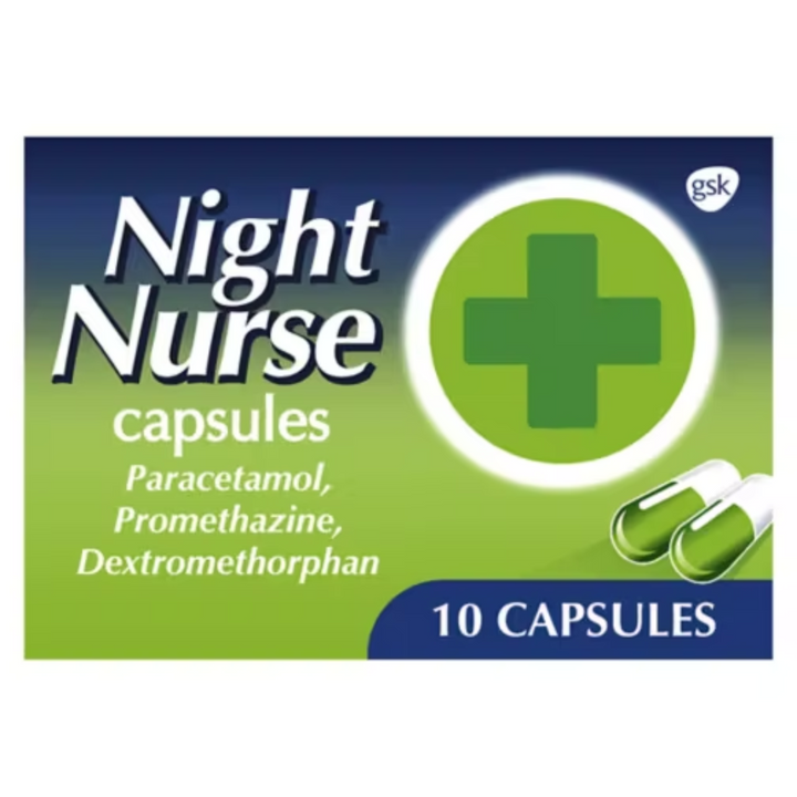 Night Nurse 10 capsules