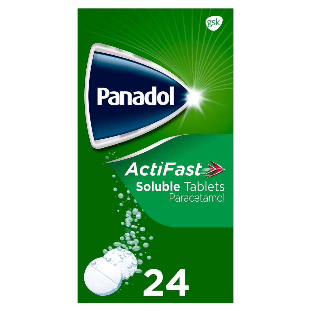 Panadol Actifast Soluble 24 Tablets (A)