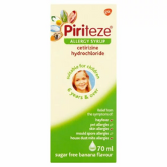 Piriteze Allergy Syrup 70ml (A)