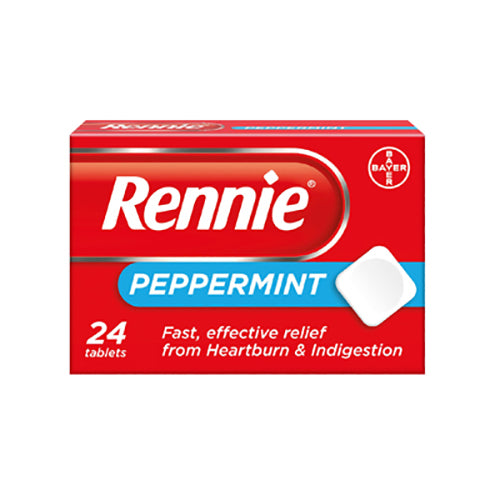 Rennie Peppermint 24 Chewable Tablets
