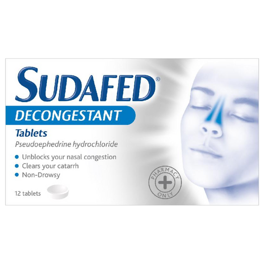 Sudafed Decongestant Tablets