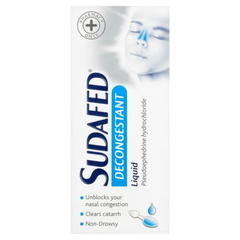Sudafed Decongestant Liquid - 100ml (P) (N)