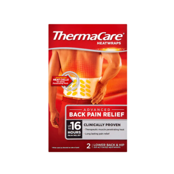 Thermacare Heatwraps Lower Back and Hip LG/XL, 2 Count